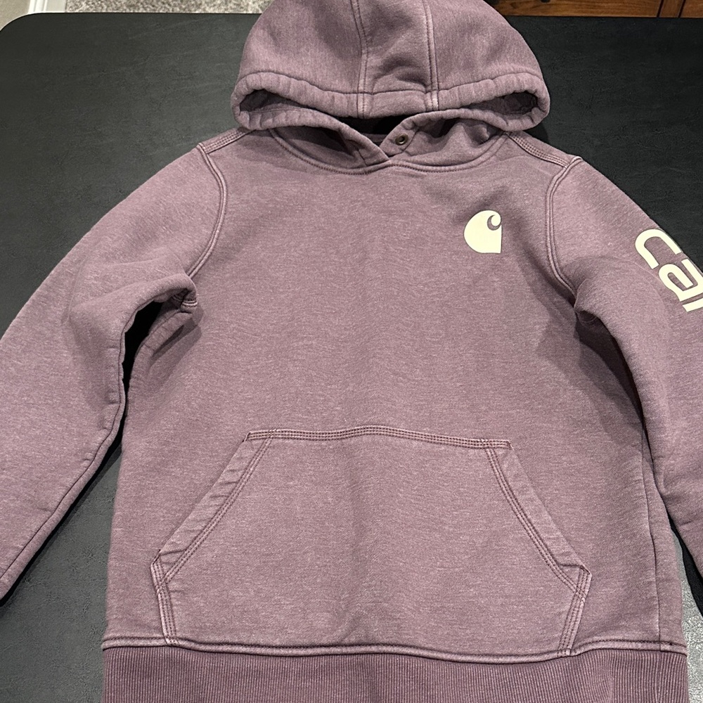 Carhartt Purple Hoodie with Logo